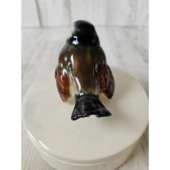 Goebel bird lidded dish container jewelry 839914 vintage canister - Picture 5 of 9